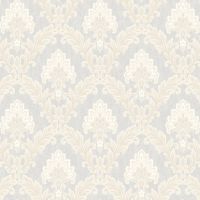 Обои Roberto Borzagi King Винил на флизелине (1,06*10) Серый/Бежевый, Дамаск арт-90118-4 — фото 1, Обои для стен