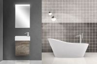 Тумба под раковину BelBagno Kraft Mini 50 R подвесная Pino Pasadena арт-KRAFT MINI-500/260-1A-SO-PP-R — фото 8, Тумбы под раковину