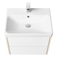 Тумба под раковину Aquaton Сканди 70 подвесная Белый Дуб верона арт-1A251801SDB20 — фото 2, Тумбы под раковину