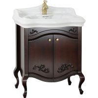 Тумба под раковину Migliore Impero 70 Орех арт-25975 — фото 1, Тумбы под раковину