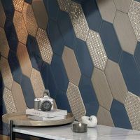Керамическая плитка Kerama Marazzi Монтиш бежевый темный матовый настенная 14х34 см арт-35012 — фото 2, Керамическая плитка