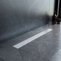 Душевой лоток AM.PM PrimeFlow 60 с решеткой Хром матовый / под плитку Tile арт-W02SC-U11-060-04SB — фото 6, Душевые лотки