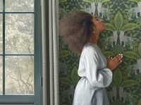 Обои LOYMINA Amazonia Флизелин (1*10,05) Зеленый, Листья/Животные арт-Ins1 005 — фото 2, Обои для стен