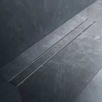 Душевой лоток AM.PM PrimeFlow 80 с решеткой Хром матовый / под плитку Tile арт-W02SC-U11-080-04SB — фото 11, Душевые лотки