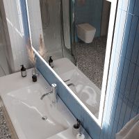Зеркало BelBagno 120 с подсветкой с голосовым управлением и подогревом арт-SPC-GRT-1200-800-LED-TCH-SND — фото 3, Зеркала в ванную комнату