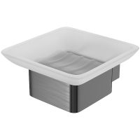 Мыльница Lemark Smooth Line Графит арт-9746018 — фото 1, Мыльницы