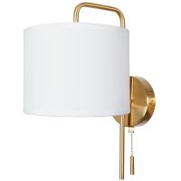 Товар: Настенный светильник Artelamp Rupert Белый Полированная медь арт-A5024AP-1PB - фото 1 Настенный светильник Artelamp Rupert Белый Полированная медь арт-A5024AP-1PB — фото 1, Бра