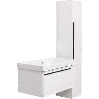 Тумба под раковину La Fenice Elba 80 подвесная Белая матовая арт-FNC-01-ELB-B-80 — фото 7, Тумбы под раковину