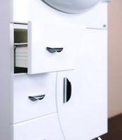 Товар: Тумба под раковину Onika Луна 60 Белая арт-106005 - фото 3 Тумба под раковину Onika Луна 60 Белая арт-106005 — фото 3, Тумбы под раковину