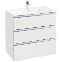 Тумба под раковину Roca The Gap 80 подвесная Белый глянец арт-A857406806 — фото 4, Тумбы под раковину