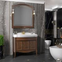 Зеркало Opadiris Лоренцо 100 Светлый орех с выключателем арт-00-00007042 — фото 3, Зеркала в ванную комнату