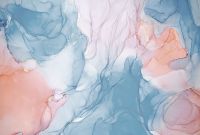 Фреска Ortograf Fluid art 33646 Фактура флок FLK Флизелин (4*2,7) Голубой/Розовый, Абстракция арт-33646 (флок FLK) — фото 2, Фрески