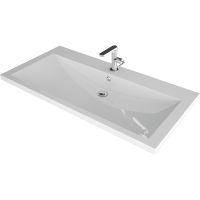 Тумба с раковиной Misty Софт 90 подвесная Белая глянцевая арт-УТ000015048 — фото 5, Тумбы с раковиной