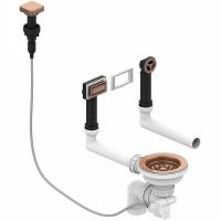 Выпуск для кухонной мойки Alveus Медь арт-1144851 — фото 1, Сливы-переливы