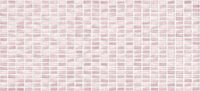 Керамическая плитка Cersanit Pudra мозаика рельеф розовый настенная 20х44 см арт-PDG073D — фото 1, Мозаика