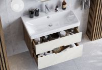 Товар: Тумба под раковину Aquaton Оливия 80 подвесная Бежевая Дуб велл арт-1A283101OLVG0 - фото 5 Тумба под раковину Aquaton Оливия 80 подвесная Бежевая Дуб велл арт-1A283101OLVG0 — фото 5, Тумбы под раковину