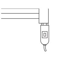Электрический полотенцесушитель Irsap Ares 580x1118 Черный матовый арт-EIM058IK1IR01NNN — фото 7, Электрические полотенцесушители