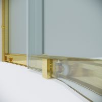 Товар: Душевой уголок Grossman Cosmo 100х100 профиль Золото сатин стекло прозрачное арт-301.K33.02.1010.32.00 - фото 7 Душевой уголок Grossman Cosmo 100х100 профиль Золото сатин стекло прозрачное арт-301.K33.02.1010.32.00 — фото 7, Душевые уголки четверть круга