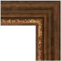 Зеркало Evoform Exclusive 116х56 с фацетом в багетной раме - Римская бронза 88 мм арт-BY 3491 — фото 2, Зеркала в ванную комнату