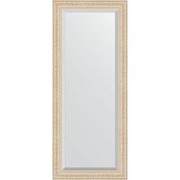 Зеркало Evoform Exclusive 155х65 с фацетом в багетной раме - Старый гипс 82 мм арт-BY 1282 — фото 1, Зеркала в ванную комнату