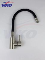 Смеситель для кухни Viko Нержавеющая сталь Черный арт-V-4428 — фото 6, Смесители для кухни