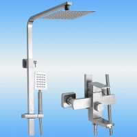 Душевая система Frap Нержавеющая сталь арт-F2421 — фото 3, Душевые стойки