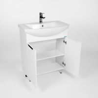 Товар: Тумба под раковину VIANT Лима 70 Белая арт-VLIM70BA-T2ST - фото 4 Тумба под раковину VIANT Лима 70 Белая арт-VLIM70BA-T2ST — фото 4, Тумбы под раковину