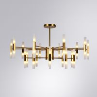 Люстра Artelamp Ramona Белая Полированная медь арт-A7410PL-40PB — фото 2, Люстры