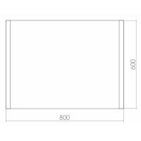 Зеркало Creto Vessel 80 с подсветкой с датчиком движения арт-9-800600V — фото 3, Зеркала в ванную комнату