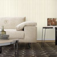 Обои Zambaiti Parati Trussardi V Винил на флизелине (0,7*10) Белый, Полоса арт-21807 — фото 2, Обои для стен