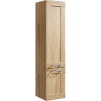 Шкаф пенал Aqwella Фостер 35 Дуб сонома арт-FOS0535DS — фото 1, Пеналы для ванной комнаты