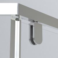 Душевой уголок Vincea Stresa 90х90 профиль Черный стекло прозрачное арт-VSP-1S900CLB — фото 7, Душевые уголки трапеция