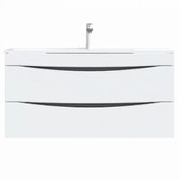 Тумба с раковиной Iddis Cloud 100 подвесная Белая арт-CLO10W1i95K — фото 1, Тумбы с раковиной