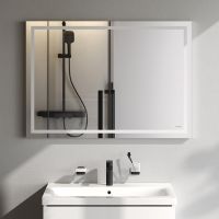 Зеркало AM.PM Gem 100 с подсветкой с механическим выключателем арт-M91AMOX1001WG — фото 3, Зеркала в ванную комнату