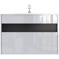 Тумба под раковину AM.PM Func 100 подвесная Белая глянцевая арт-M8FFUX1001WG — фото 1, Тумбы под раковину