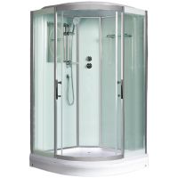 Душевая кабина WeltWasser WW500 Emmer 11015-2 110x110 профиль Хром стекло прозрачное арт-10000004651 — фото 1, Душевые кабины