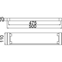 Стеклянная полка Timo Selene Золото матовое арт-17072/17 — фото 2, Полки для ванной и душа