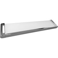 Стеклянная полка Altasan Лотос Хром арт-ЛТ70Х — фото 1, Полки для ванной и душа