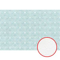 Фреска Ortograf Splendo 31744 Фактура бархат FX Флизелин (4*2,7) Бирюзовый, Вензель арт-31744 (бархат FX) — фото 1, Фрески