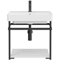 Консоль под раковину Kerama Marazzi Pro 55 PRO.55.02\BLK.M Черная матовая арт-PRO.55.02\BLK.M — фото 2, Консоли для раковины