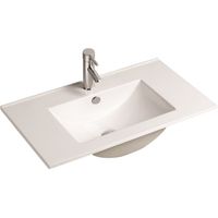 Раковина SantiLine 121 Белая арт-SL-2102 (120) — фото 1, Раковины встраиваемые сверху