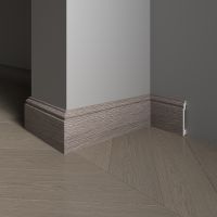 Плинтус Decor-Dizayn 2400x16x100 мм арт-701-80SH — фото 2, Плинтуса напольные