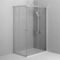 Душевой уголок AM.PM Sunny 120х80 профиль Хром матовый стекло прозрачное арт-W87G-403-12080-MT — фото 1, Прямоугольные душевые уголки