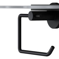 Держатель туалетной бумаги AM.PM X-Joy с полкой Черный матовый арт-A85A341522 — фото 5, Держатели туалетной бумаги