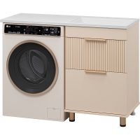 Тумба с раковиной Brevita Enfida 120 R Бежевая матовая арт-УТ000016091