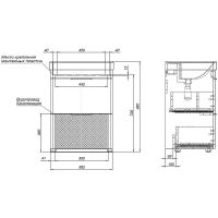 Товар: Тумба под раковину Aquanet Ирис new 60 Белая глянцевая арт-310152 - фото 11 Тумба под раковину Aquanet Ирис new 60 Белая глянцевая арт-310152 — фото 11, Тумбы под раковину