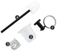 Товар: Ершик для унитаза Frap F302 Черный матовый арт-F30210 - фото 7 Ершик для унитаза Frap F302 Черный матовый арт-F30210 — фото 7, Ершики для унитаза