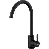 Смеситель для кухни Frap H899 Черный матовый арт-F40899-4 — фото 1, Смесители для кухни