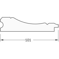 Зеркало Evoform Exclusive-G Floor 204х114 с гравировкой в багетной раме - Вензель бронзовый 101 мм арт-BY 6371 — фото 8, Зеркала в ванную комнату