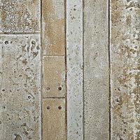 Обои Wiganford by Solo Crystal Ice Винил на флизелине (1,06*10,05) Коричневый, Штукатурка/Полоса арт-AK2026 — фото 1, Обои для стен